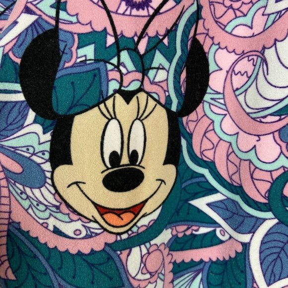 ✨2/$20✨ LulaRoe Minne Mouse Disney Legging Tall Curvy Floral‎ Muticolor - Picture 4 of 9